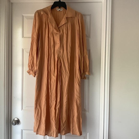 Soo Yung Lee For U.M.I. Collections Vintage Silk Dress - Picture 2 of 16